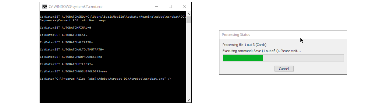 Batch Conversion of PDF Files into Microsoft Word Format