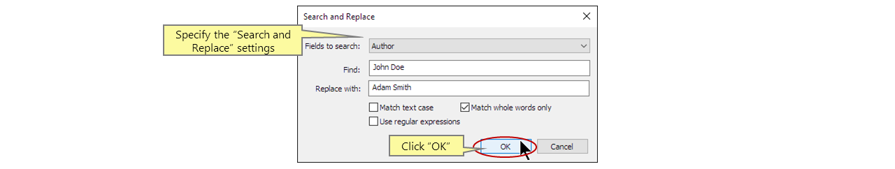 Editing Metadata for Multiple PDF Documents
