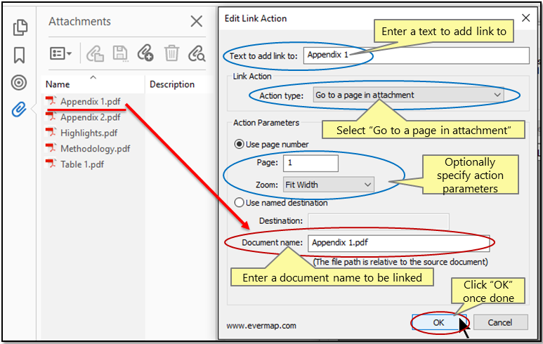 Adding Links And Bookmarks To Pdf File Attachments Using Autobookmark Plug In For Adobe Acrobat