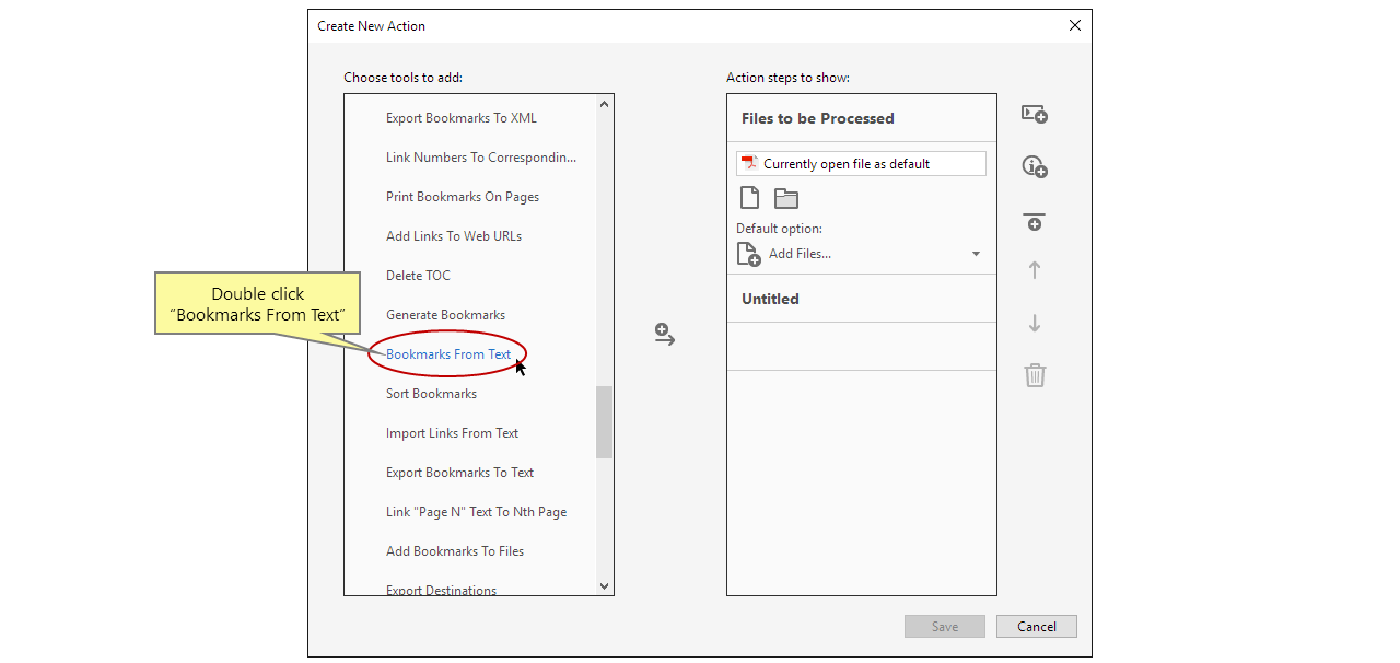 Importing Bookmarks Into Multiple PDF Documents
