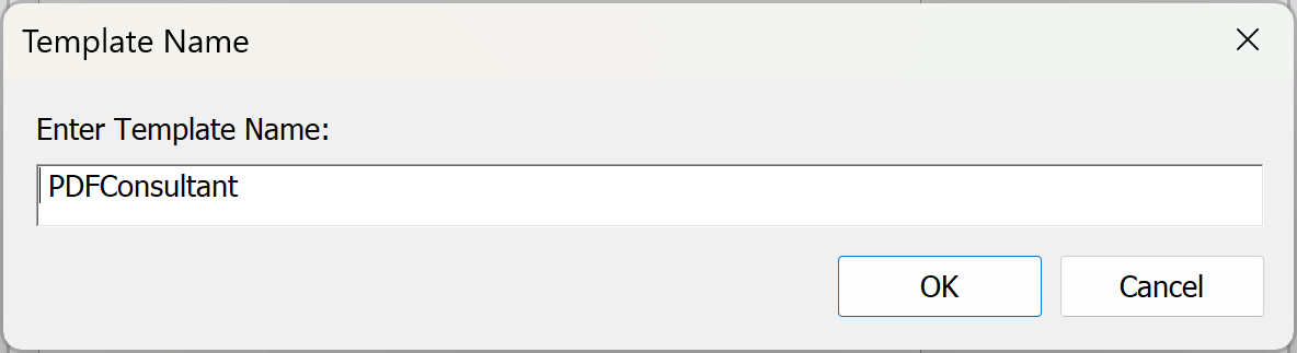 Press Import from PDF button