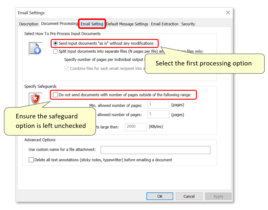 Using A Filename to Email Mapping Table To Send Emails