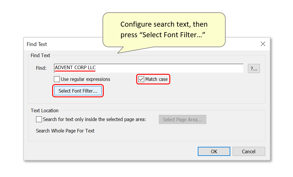 edit font settings