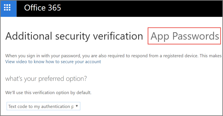 Additional security verification