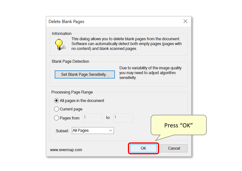 Removing Blank Pages From PDF Documents With AutoPageX Plug in