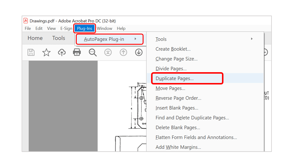 Duplicating Pages In PDF Documents With AutoPageX Plug in