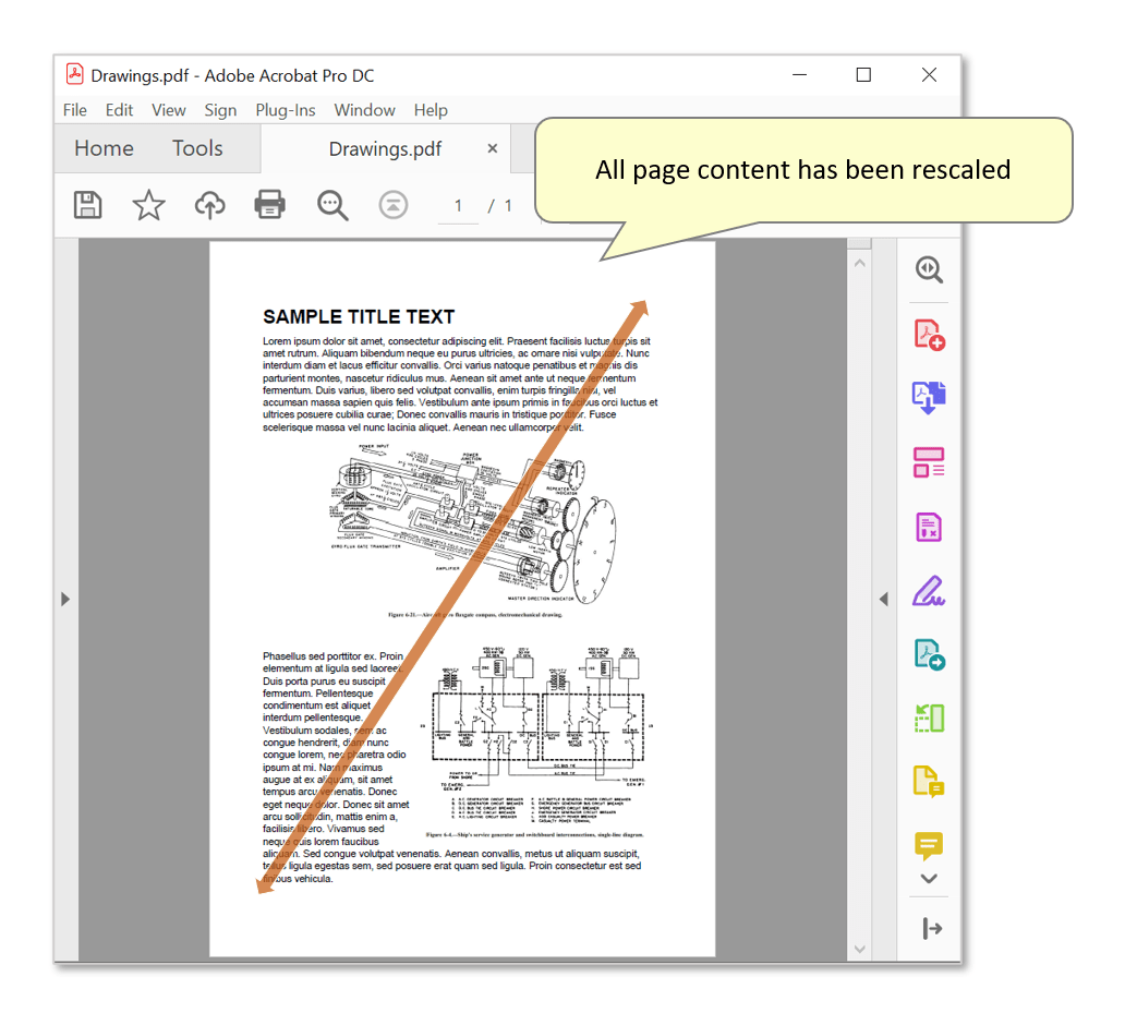 Scale PDF Page Content With AutoPageX 