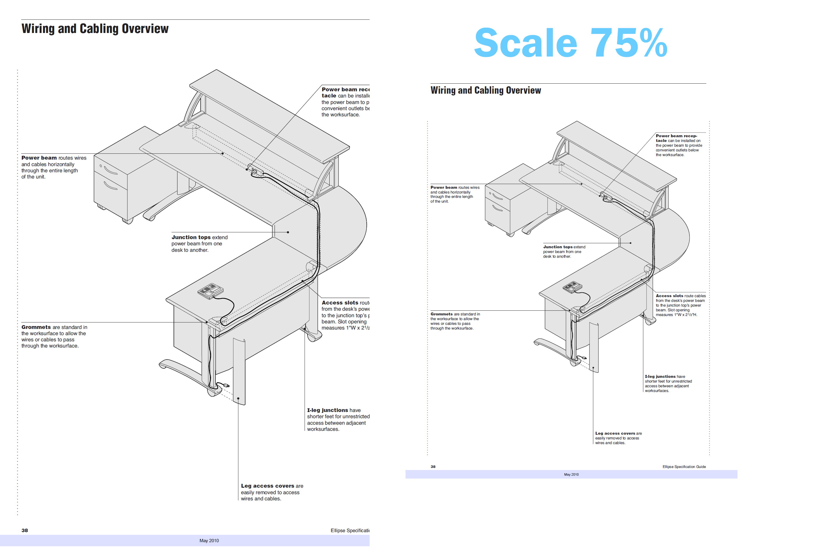 Scale page content example