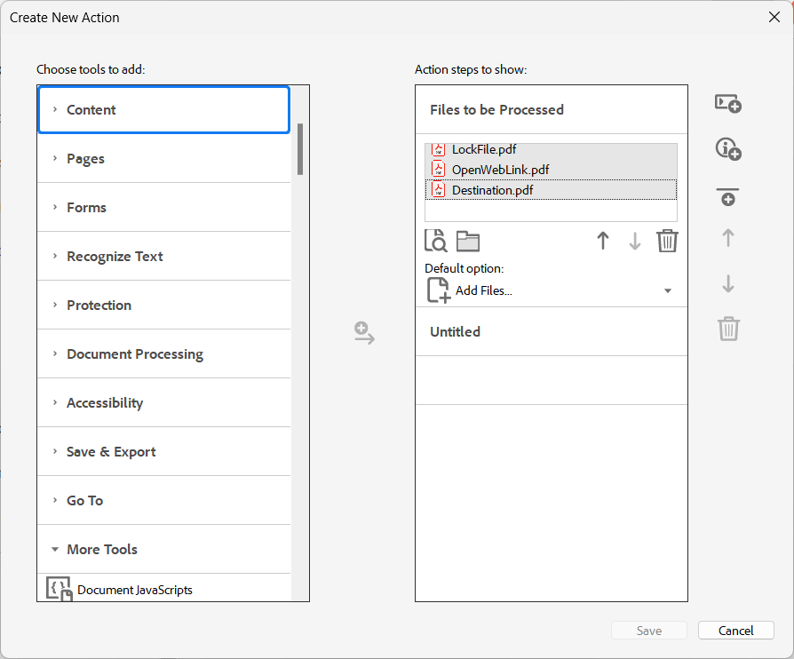 Add files for processing