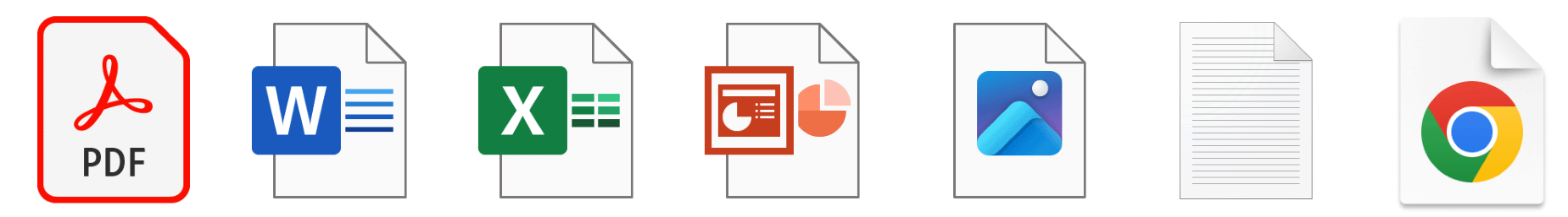 ample file formats that can be merged into PDF document