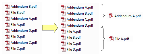 Merge pdf files with similar filenames