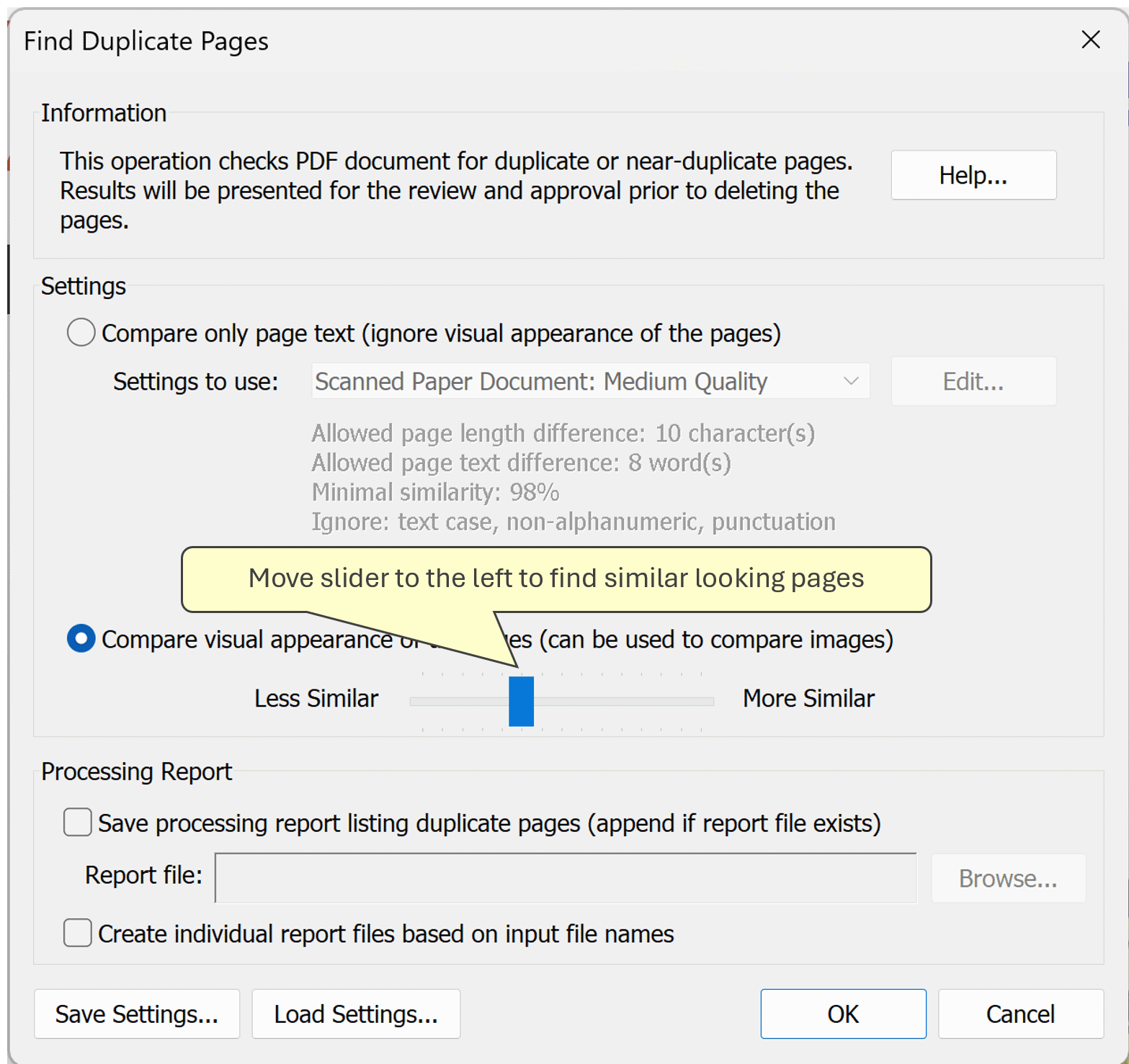 Move slider to the left to adjust sensitivity