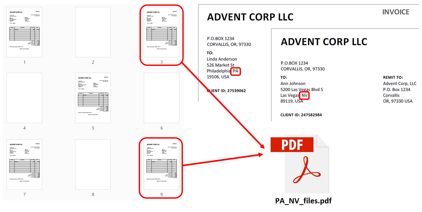 How to Split PDF online in specific order using PDF4me?